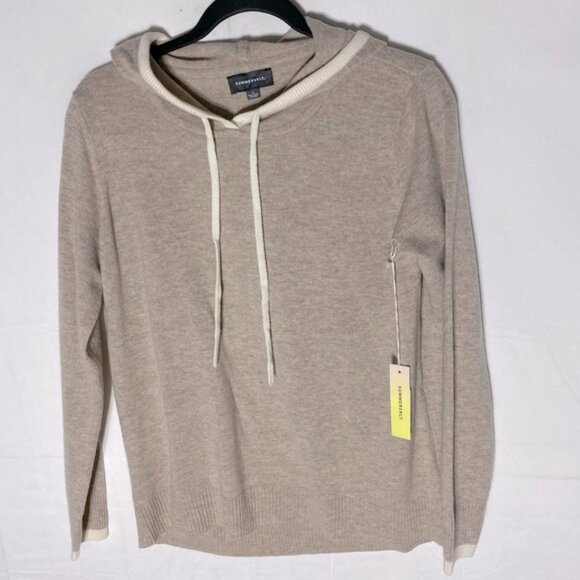 SOLD-Summersalt Beige Wool Cashmere Blend Jogger Hoodie Loungewear Set S/M - Picture 2 of 16